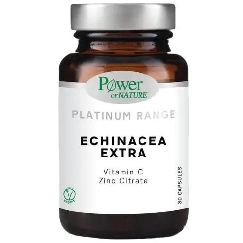 Power of Nature Platinum Range Echinacea Extra Συμπλήρωμα Διατροφής με Εχινάκεια για την Ενίσχυση του Ανοσοποιητικού Συστήματος 30caps